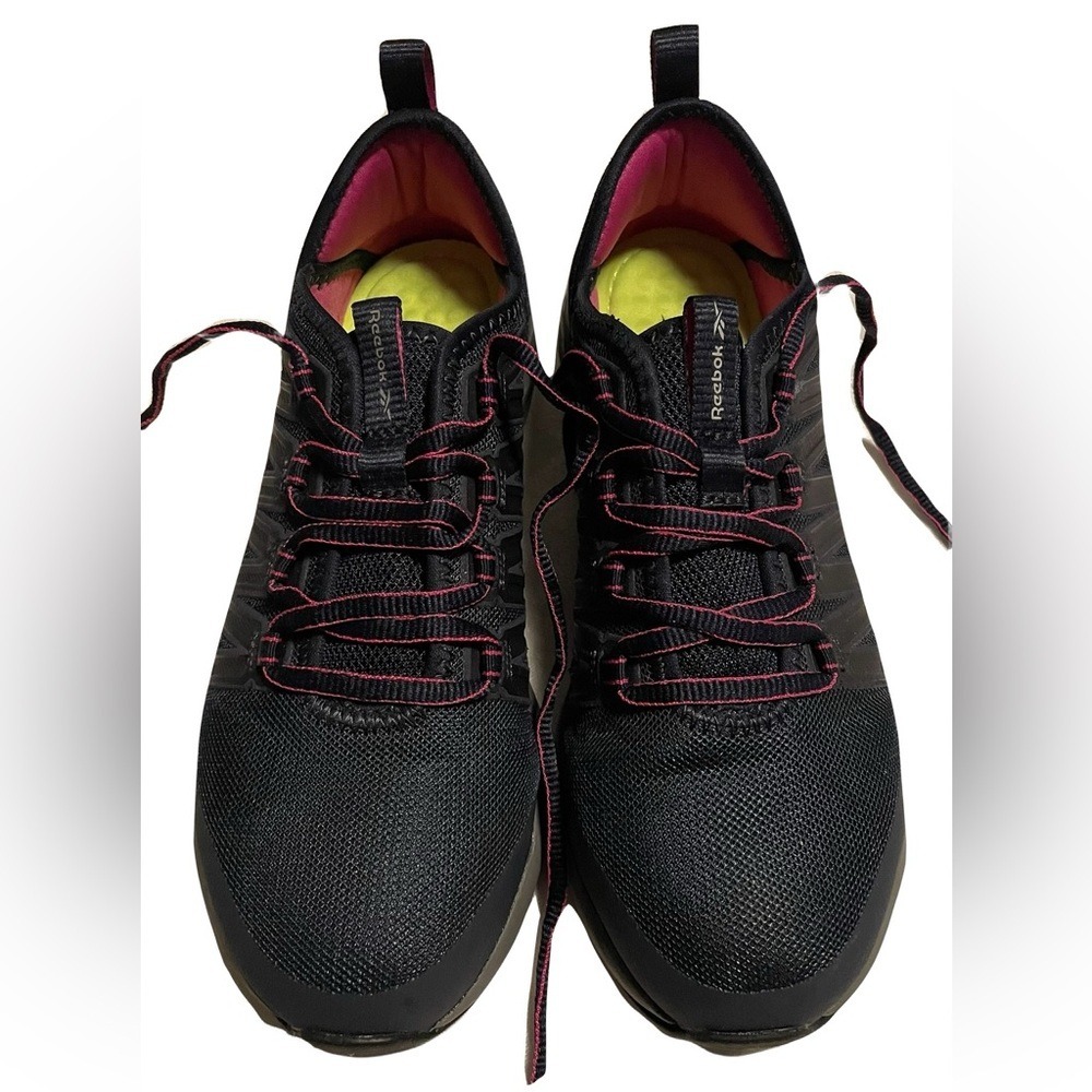 Reebok Astroride RB308 Steel Toe Shoes Sneaker 7W Women Navy Purple - Picture 2 of 15
